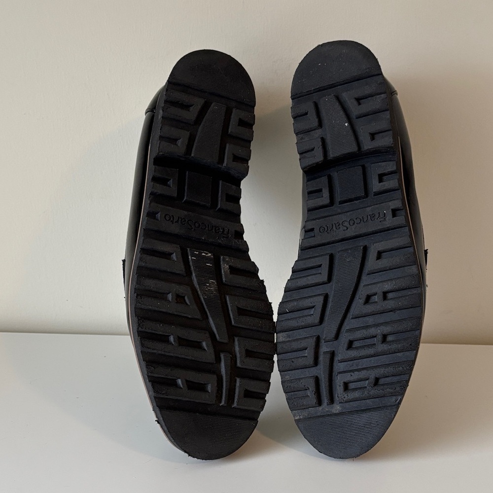 Franco Sarto L-Carolyn Women's Black Patent Tassel Loafers 06897 Size 9 EUC - Picture 11 of 14